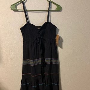 Bill A Bong Spaghetti Strap Dress W/Tassels Medium